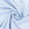 Tecido de algodão Vichy - 0,2 cm – azul claro,  thumbnail number 2