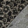 Jacquard Flores com efeito 3D – preto/amêndoa,  thumbnail number 4