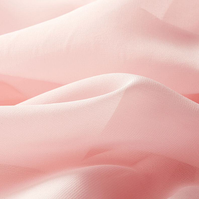 Chiffon de seda – rosa-claro,  image number 5