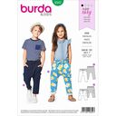 Calças de elástico para criança , Burda 9342 | 92 - 122, 