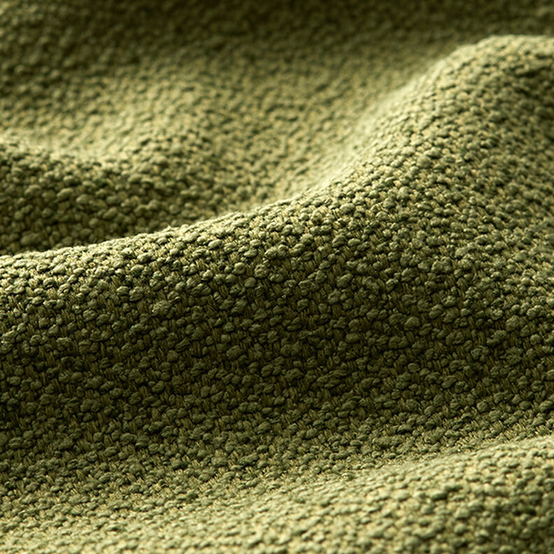Tecido para estofos Bouclé fino – verde claro,  image number 2