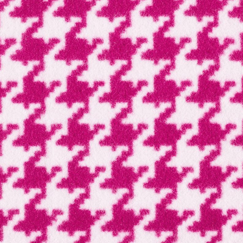 Tecido para sobretudos Pied-de-poule – rosé/púrpura,  image number 1