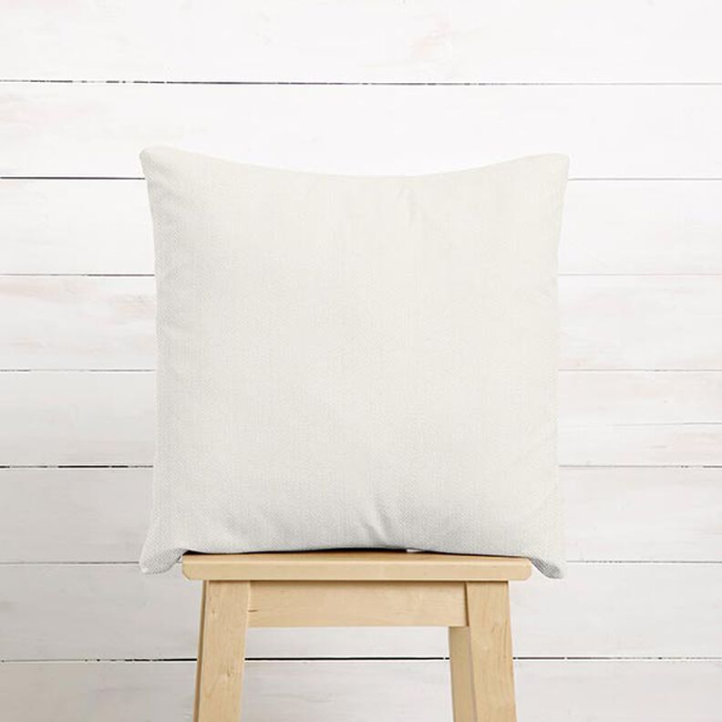 Tecido para decoração Jacquard Chevron discreto – branco sujo,  image number 6