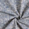 Tecido para decoração Meio linho Panamá Traços – azul-marinho,  thumbnail number 6