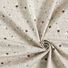 Tecido de algodão Popelina Bonecos de neve fofos – taupe claro,  thumbnail number 3