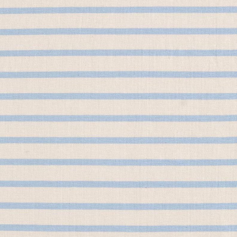 Jersey de algodão Riscas estreitas e largas – caju/azul claro,  image number 1