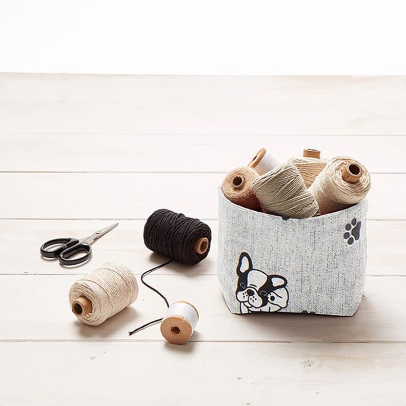 Tecido para decoração Lona Buldogue – cinzento,  image number 7