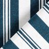 Tecido para decoração Jacquard Riscas – azul-oceano/branco,  thumbnail number 4
