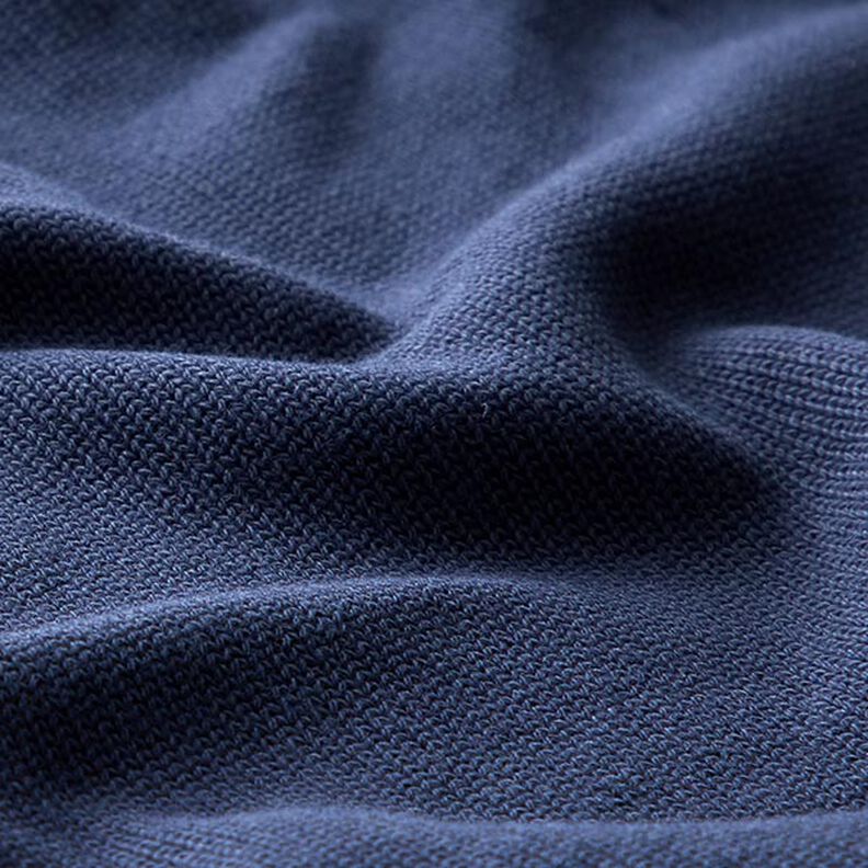 Tecido de malha de algodão – azul-marinho,  image number 2