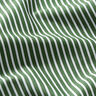 Popelina de algodão Riscas – verde escuro/branco,  thumbnail number 2