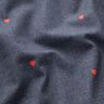 Jersey de algodão Look Jeans Corações Impressão Digital – cinza claro/vermelho-fogo,  thumbnail number 2