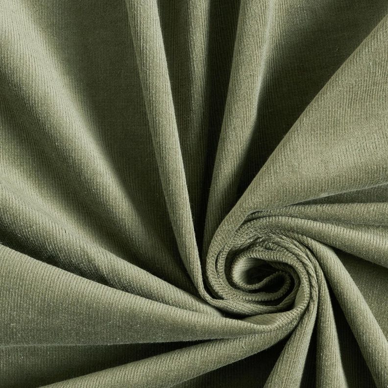 Bombazine fina Stretch – caqui-claro,  image number 1