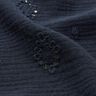 Musselina/ Tecido plissado duplo Bordado inglês Losango – azul-marinho,  thumbnail number 2