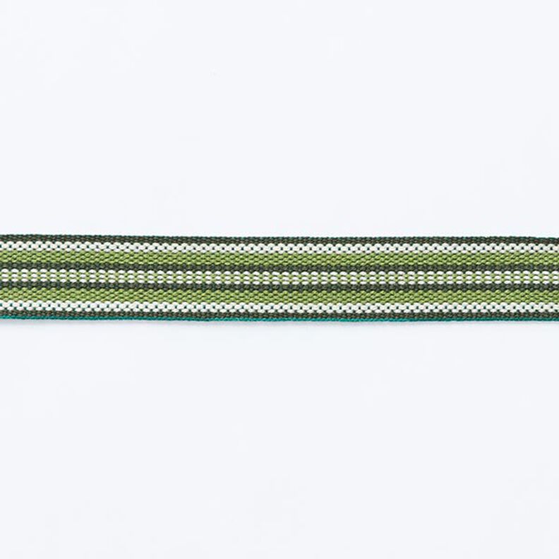 Fita de tecido Étnico [ 15 mm ] – verde escuro/verde grama,  image number 1