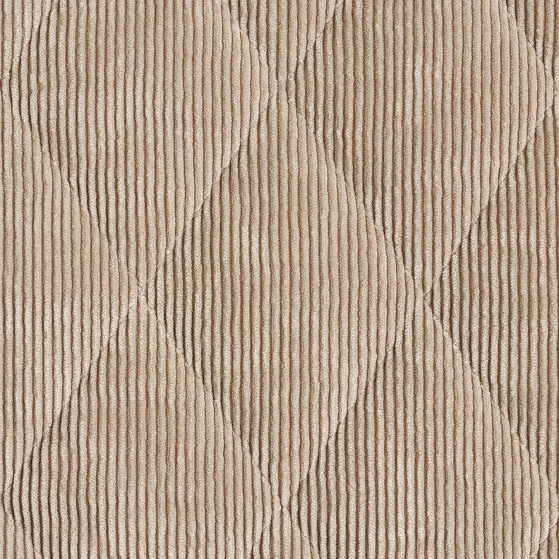 Tecido acolchoado Bombazine com reverso em pele Losangos – taupe,  image number 1