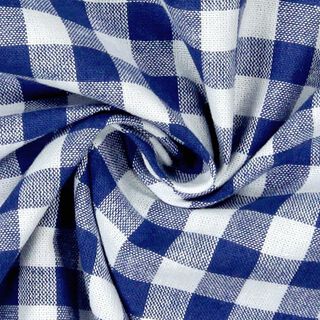 Tecido de algodão Vichy - 1 cm – azul real, 