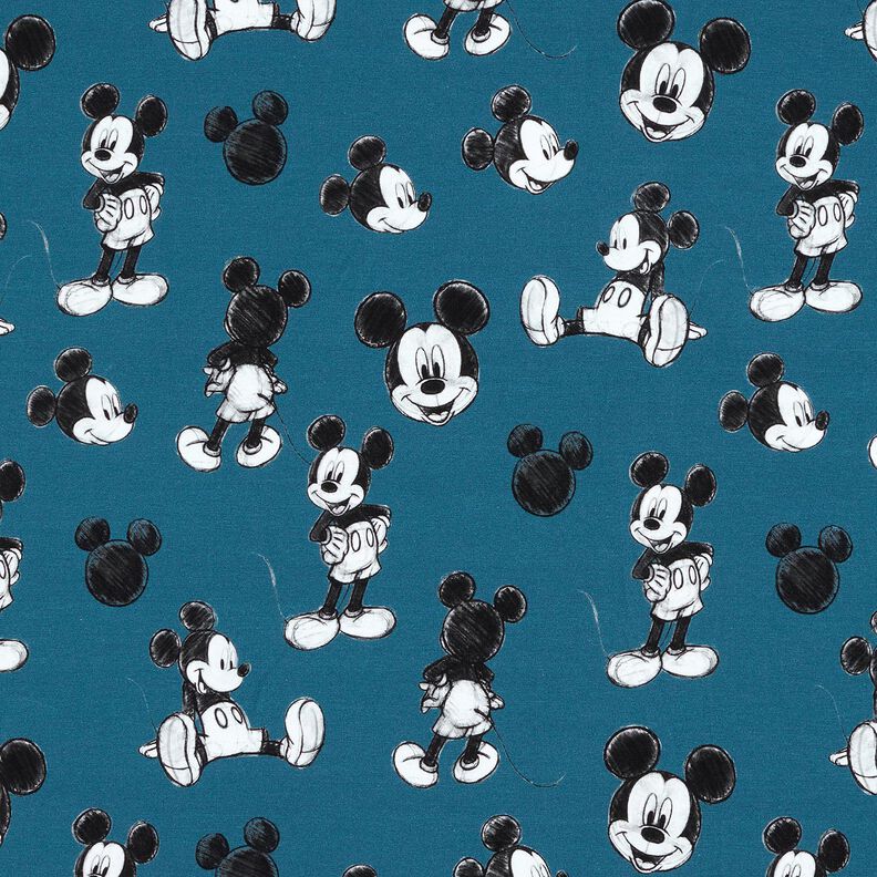 Jersey de algodão Rato Mickey | Disney – azul,  image number 1