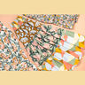 Popelina de algodão Formas abstratas | Nerida Hansen – oliva/lagosta,  thumbnail number 5
