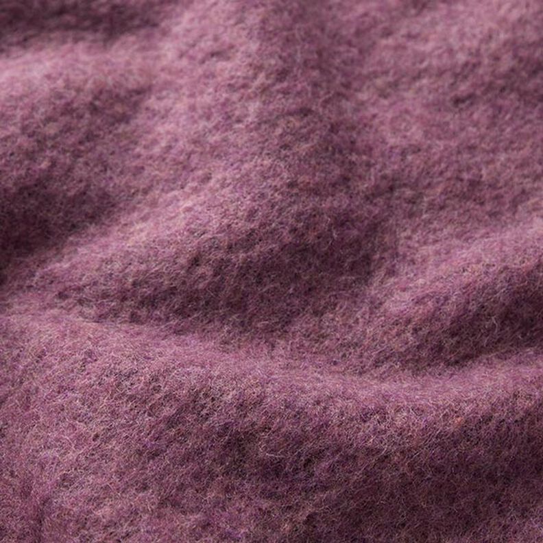 Mistura de lã pisoada Melange – uva,  image number 2