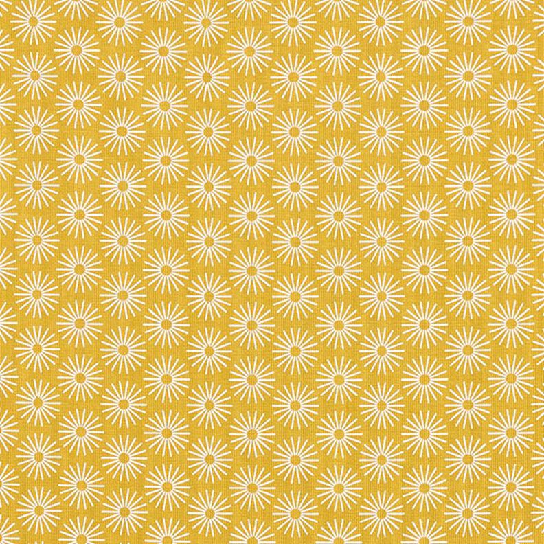 Jersey de algodão flores de brilho – amarelo-caril,  image number 1
