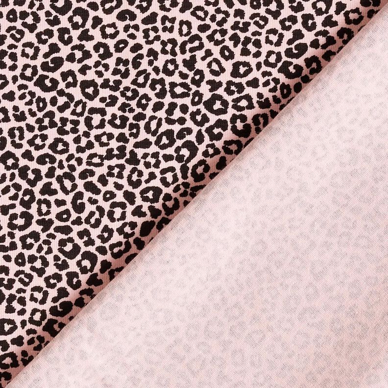 Jersey de algodão Mini estampado Leo – rosa-claro/preto,  image number 4