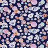 Jersey de algodão Círculos coloridos em aguarela – azul-noite,  thumbnail number 1