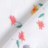Cambraia fina de algodão Flores bordadas | Poppy Fabrics – branco/laranja vivo,  thumbnail number 4