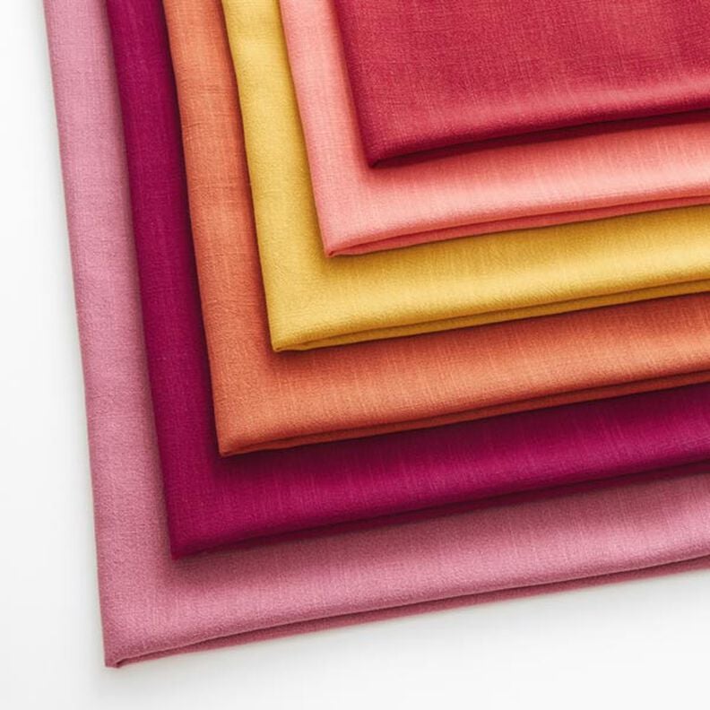 Tecido de linho e viscose – mostarda,  image number 11