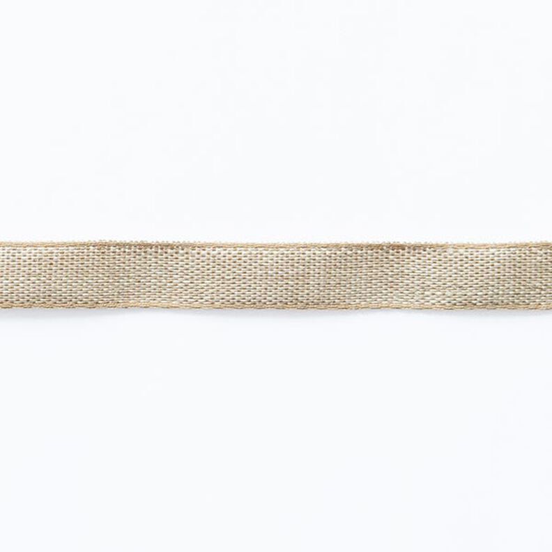Fita de tecido linho/algodão [ 10 mm ] – beige,  image number 1