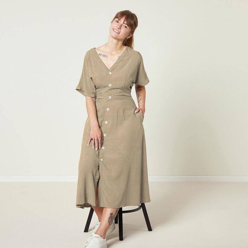 Viscose Stretch Liso – anémona,  image number 8