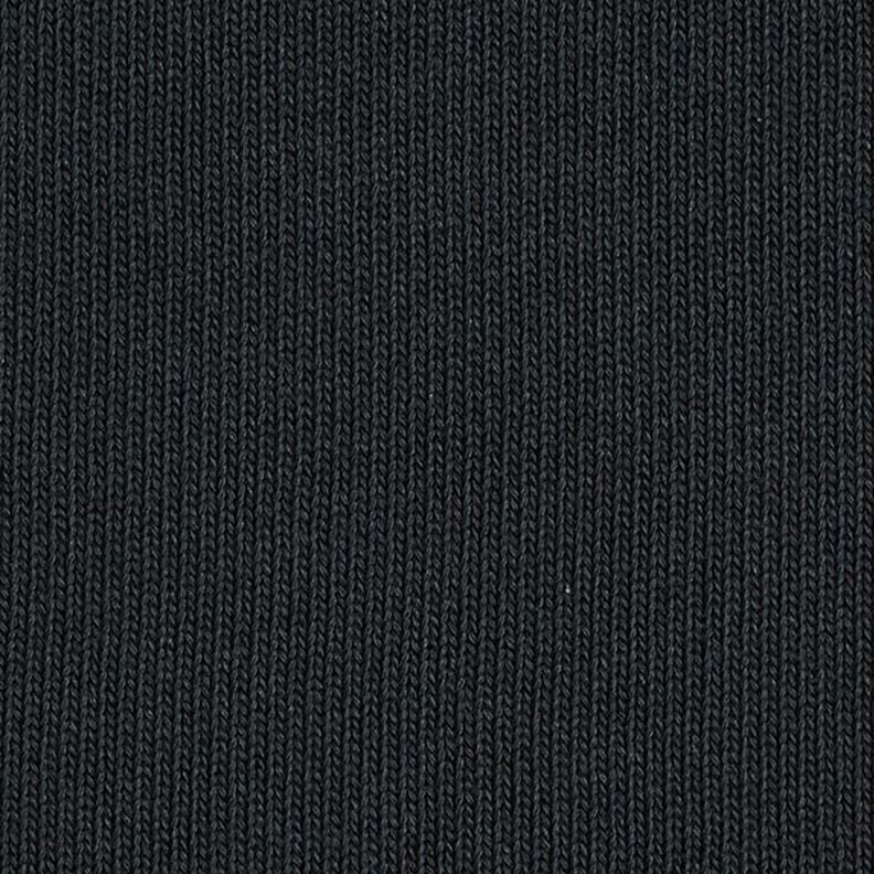 Tecido de malha de algodão – preto,  image number 4