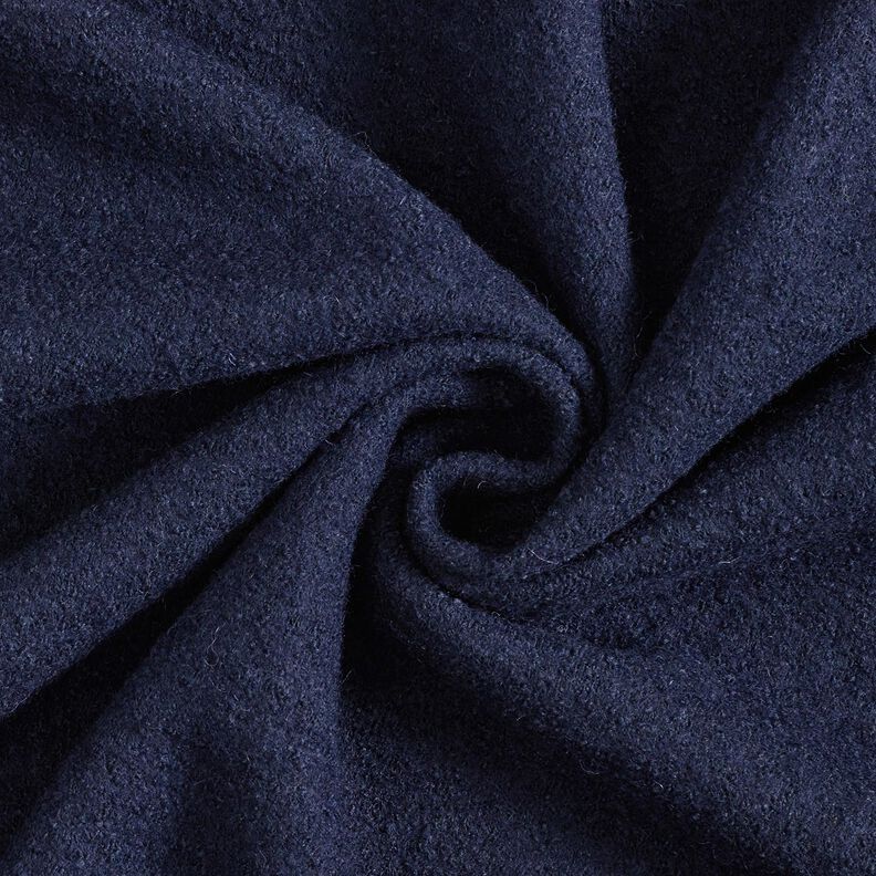 Tecido leve de malha com mistura de viscose e lã – azul-noite,  image number 1