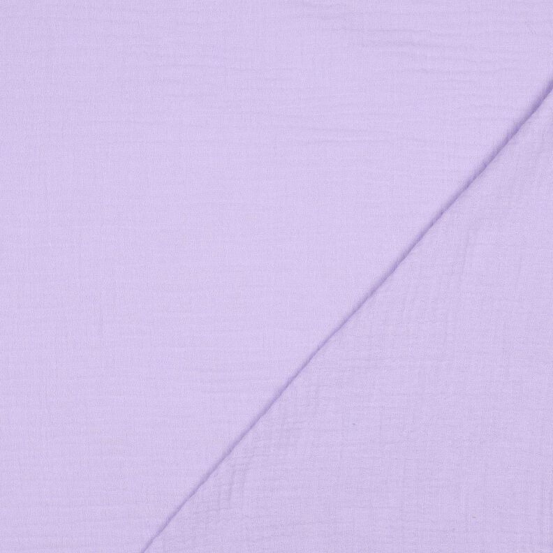 Musselina/ Tecido plissado duplo Rebordo recortado dupla face  | Poppy Fabrics – lilás/vermelho,  image number 4