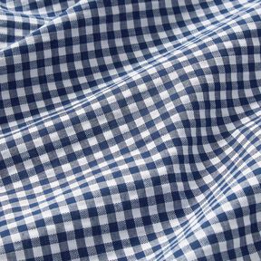 <h2>Seersucker Pequenos Quadrados, Azul Marinho &ndash; Estruturado e Dupla Face</h2>, 