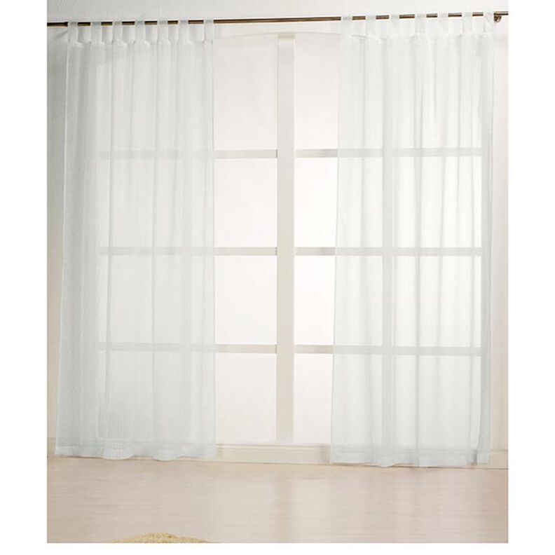 Tecido para cortinados Riscas Fio efeitos especiais 300 cm – branco,  image number 5