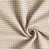 Tecido para sobretudos Mistura de lã Pied-de-poule brilhante – mocca/branco sujo,  thumbnail number 3
