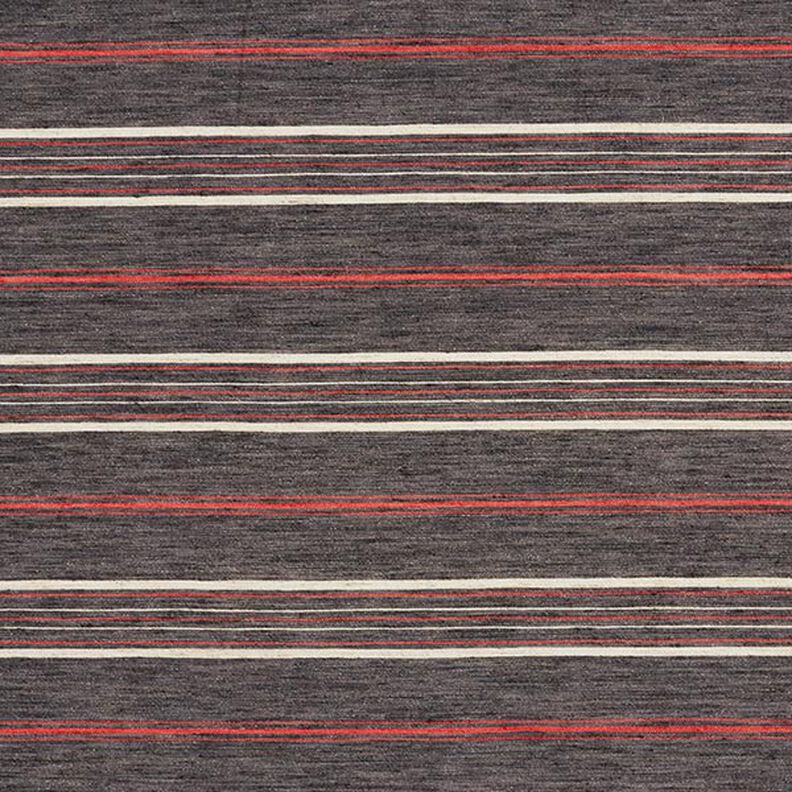 Tecido de algodão Riscas diagonais irregulares – cinzento,  image number 1