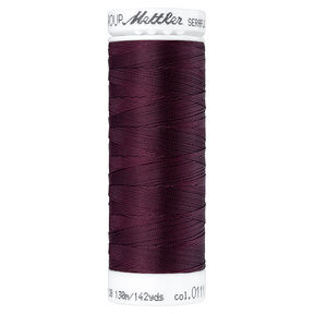 Linha de coser Seraflex para costuras elásticas (0111) | 130 m | Mettler – bordô, 