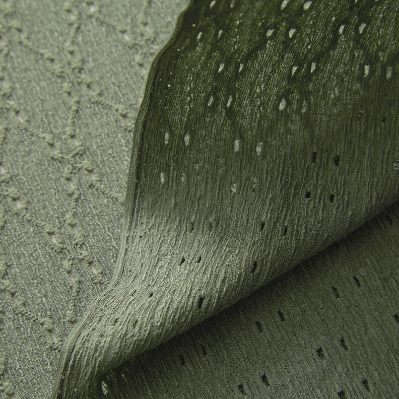 Jersey enrugado Bordado inglês – verde amarelado,  image number 3