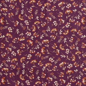 Tecido de algodão Cretone Flores delicadas – uva, 