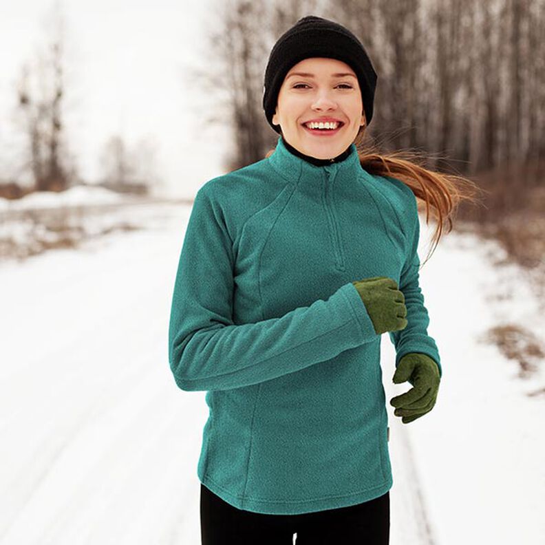 Fleece antiborboto – azul petróleo,  image number 6