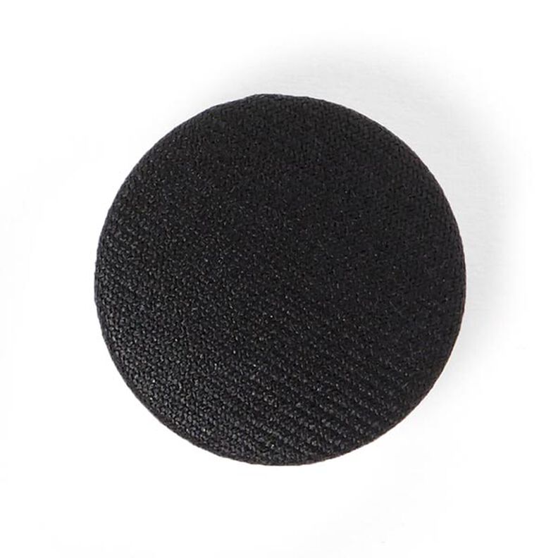 Botão forrado Gloss - preto,  image number 1