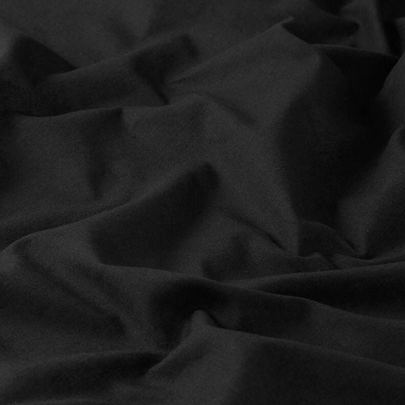 Cambraia de algodão Lisa – preto,  image number 2