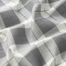 Tecido fino de algodão Xadrez – cinzento claro/branco,  thumbnail number 2