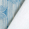Tecido para decoração Meio linho Panamá Arcos – azul real/natural,  thumbnail number 4