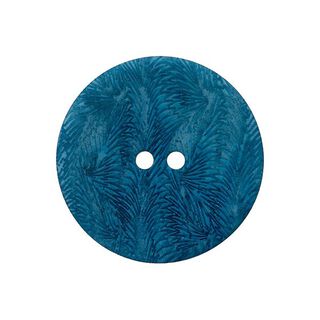 Botão de marfim vegetal 2 furos [ 15 mm ] – azul turquesa, 