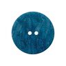 Botão de marfim vegetal 2 furos [ 15 mm ] – azul turquesa,  thumbnail number 1