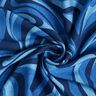 Crepe de viscose Ondas – azul-marinho/azul real,  thumbnail number 3