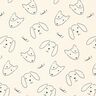 Sweatshirt cardada Focinhos de cão – branco sujo/azul-noite,  thumbnail number 1