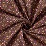 Tecido de algodão Cretone Ramos pequenos – castanho escuro/uva,  thumbnail number 3